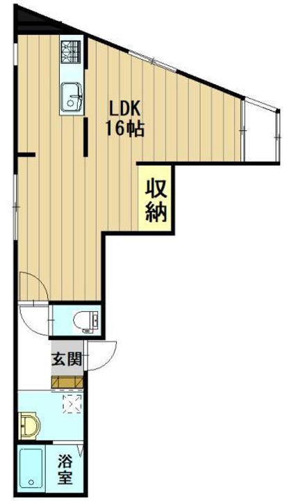 リバティ大町の間取り