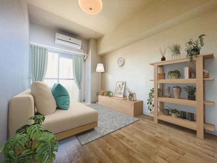 優和レジデンス平塚の居間