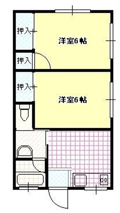 新和ハイツの間取り