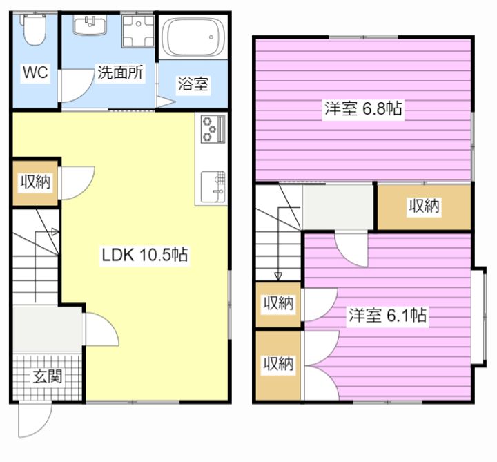 静岡県浜松市中央区参野町(一戸建)の賃貸物件の間取り