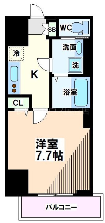 東京都日野市豊田3(マンション)の賃貸物件の間取り