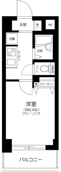 ラグジュアリーアパートメントデュオ神楽坂の間取り