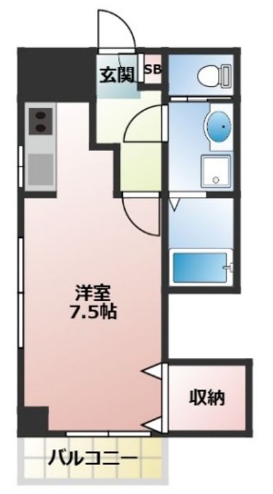 相原コーポIIの間取り