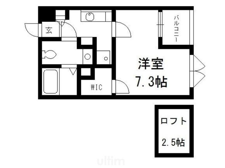 アルティスタ西院の間取り