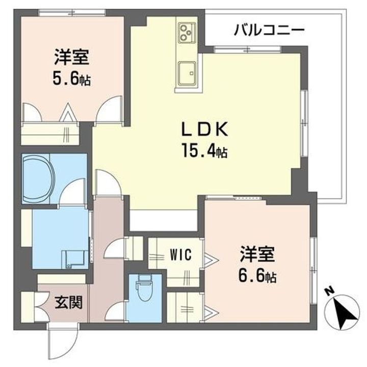 ジュネスクレストの間取り