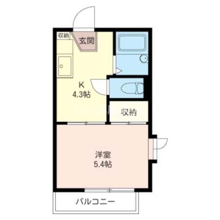 フレグランス平山Eの間取り