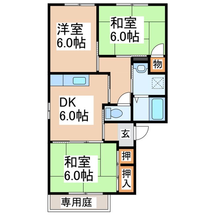 エントピア上野の間取り