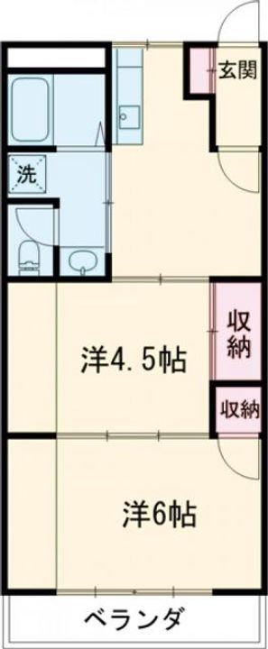 京都府舞鶴市字京田(アパート)の賃貸物件の間取り