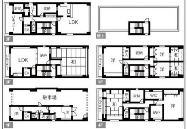 京都府京都市下京区綾堀川町(一戸建)の賃貸物件の間取り