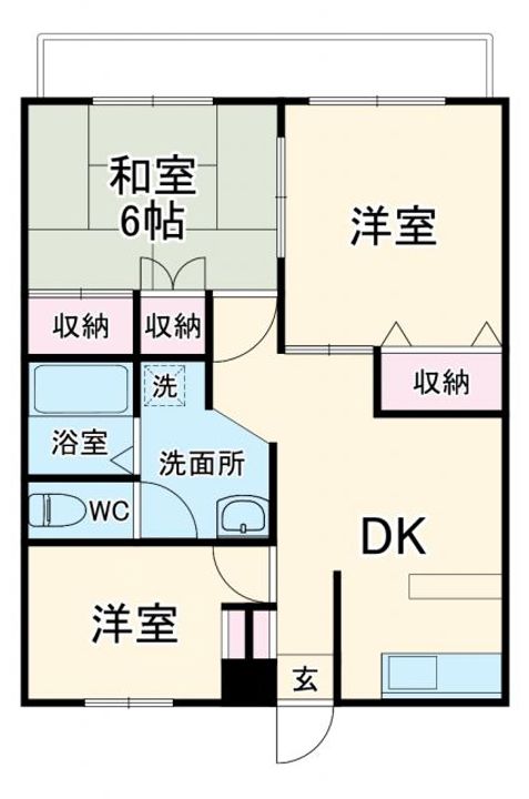 リングス籠原Iの間取り