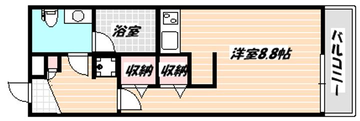 千葉県浦安市堀江4(マンション)の賃貸物件の間取り