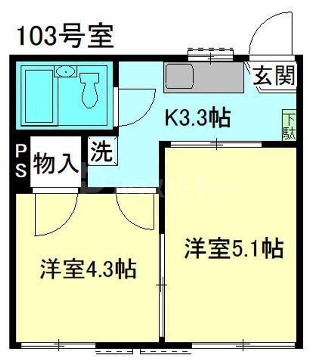 センチュリー松江の間取り