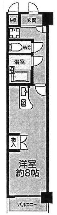エスリード都島の間取り