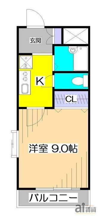 東京都小金井市貫井北町1(マンション)の賃貸物件の間取り