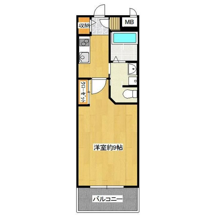 埼玉県熊谷市宮前町1(マンション)の賃貸物件の間取り