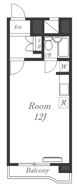 ワイドリバー万世第二の間取り