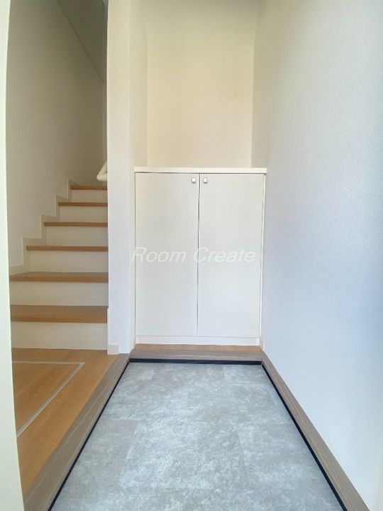 ベルリード北島C棟の玄関