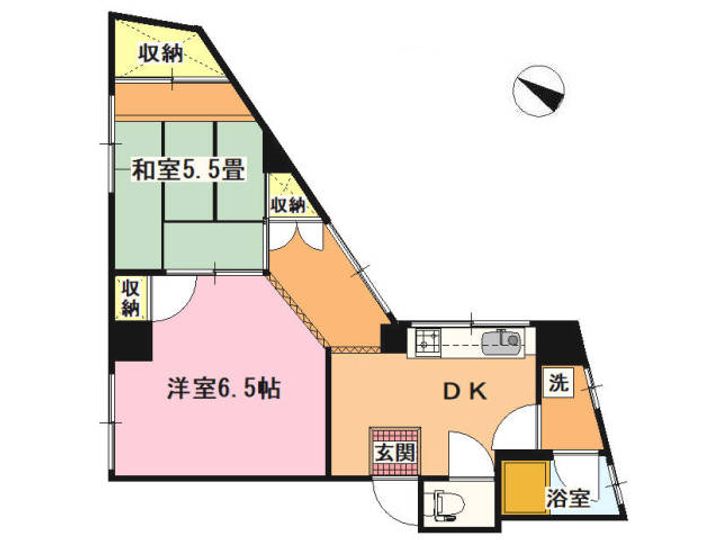 いでゆビルの間取り