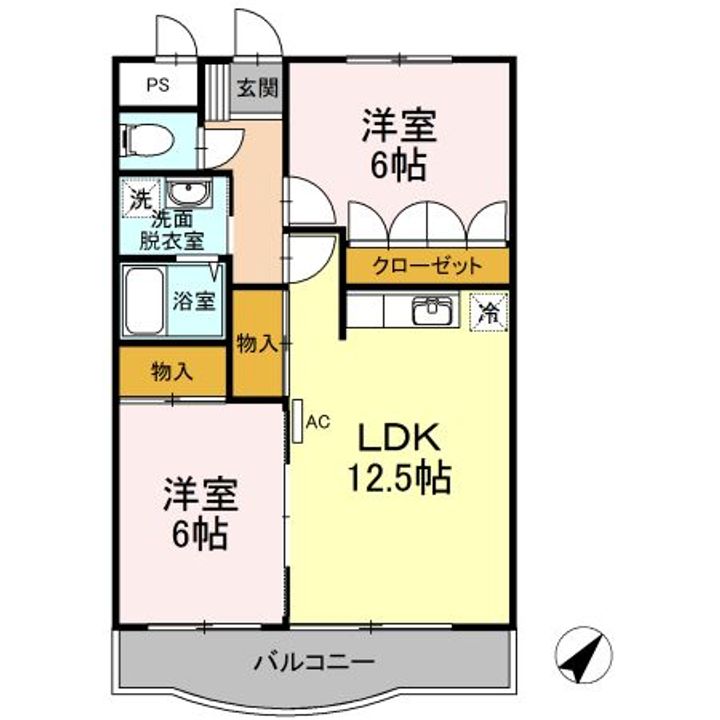 レジデンス山崎の間取り