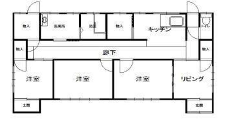宮崎県宮崎市大塚町(一戸建)の賃貸物件の間取り