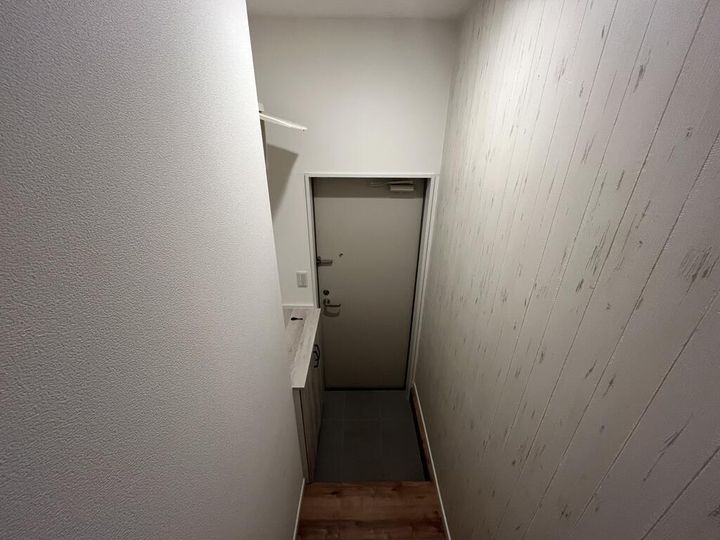 みつぼしハイツの玄関