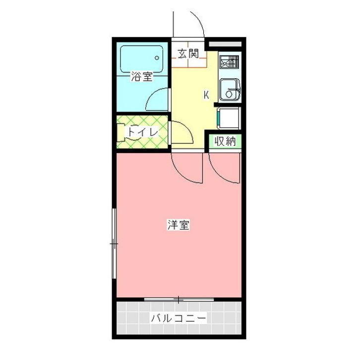 コーポナカムラの間取り