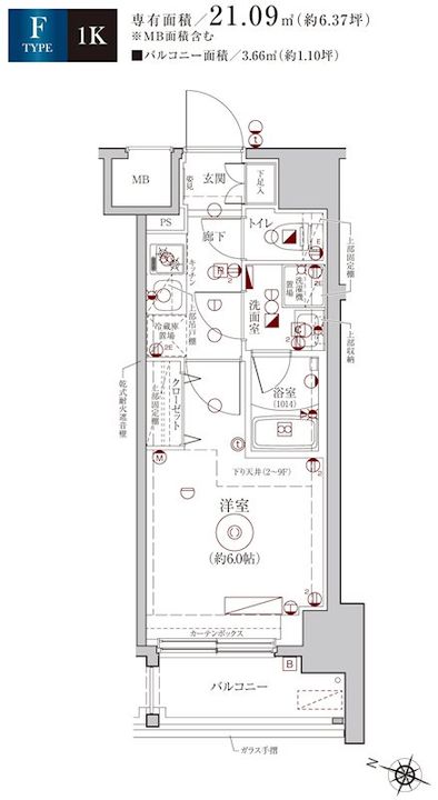 Le a GRANDE横濱戸部の間取り