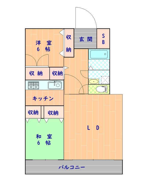 イーストプラザの間取り