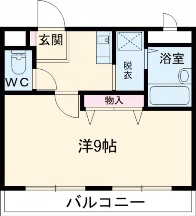 大阪府富田林市喜志町3(マンション)の賃貸物件の間取り