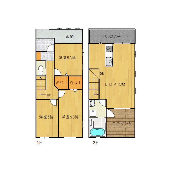 MEZONAGEの間取り