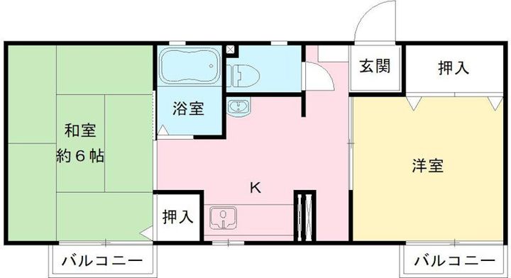 カサミノールの間取り