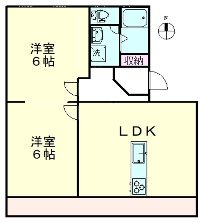 山本レジデンスの間取り