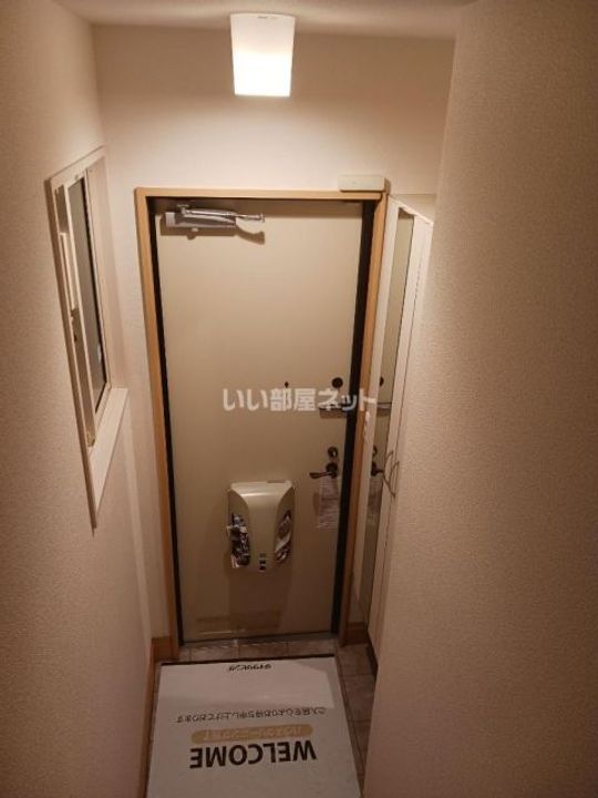 福島県いわき市平字柳町(アパート)の賃貸物件の玄関