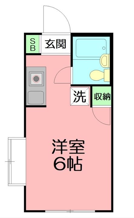 神奈川県横浜市保土ヶ谷区瀬戸ケ谷町(アパート)の賃貸物件の間取り