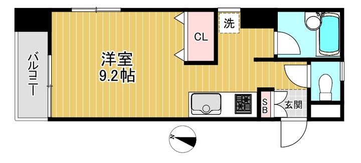 ニューエルオーハマの間取り