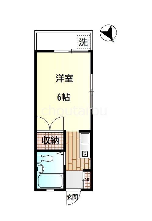 埼玉県坂戸市千代田1(アパート)の賃貸物件の間取り