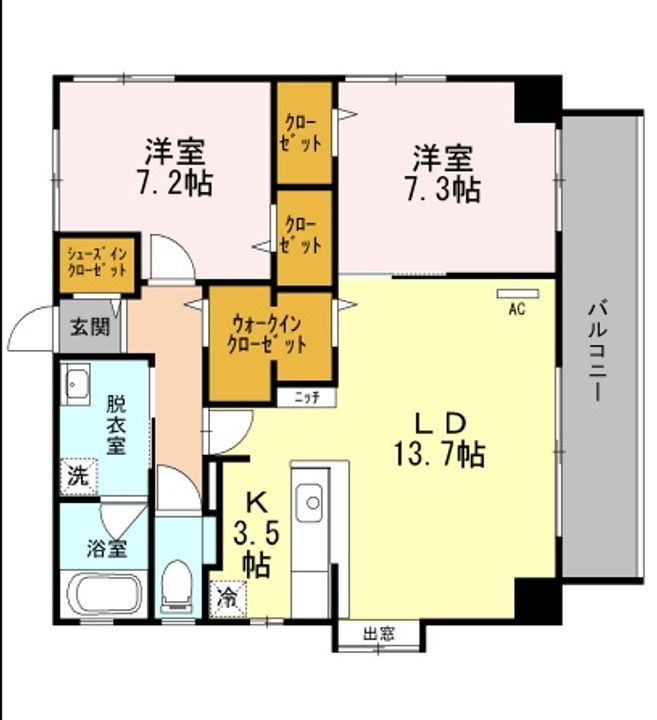 OHANA(DW)の間取り