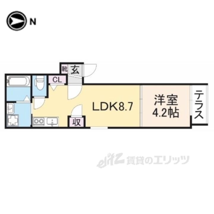ルミエール鴻池新田の間取り