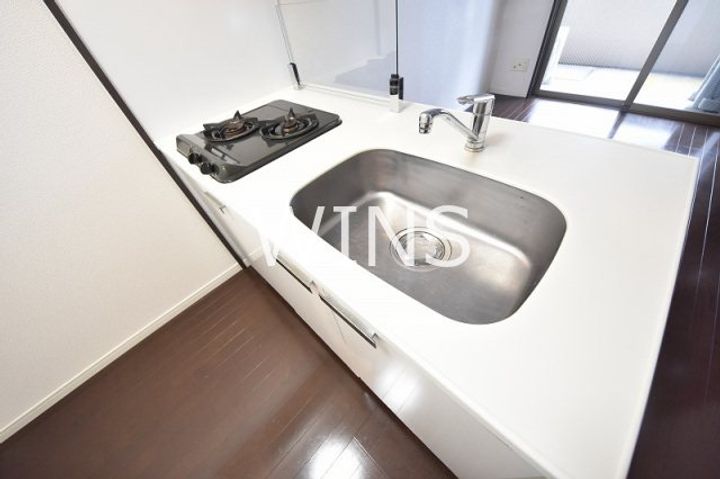 福岡県福岡市博多区美野島2(マンション)の賃貸物件のキッチン