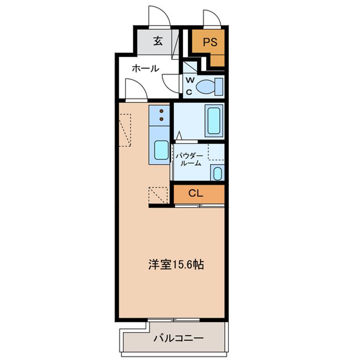 岐阜県岐阜市加納富士町2(マンション)の賃貸物件の間取り