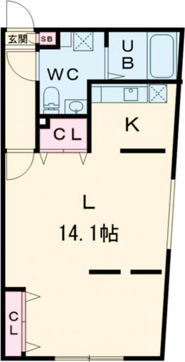 ZESTY駒沢大学IIの間取り