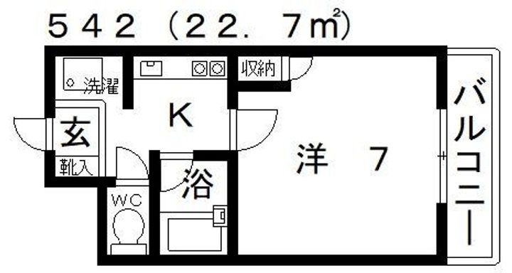 ユーコート21の間取り