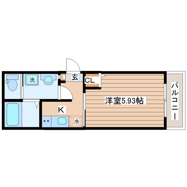 ガーデンパーク八本松Aの間取り