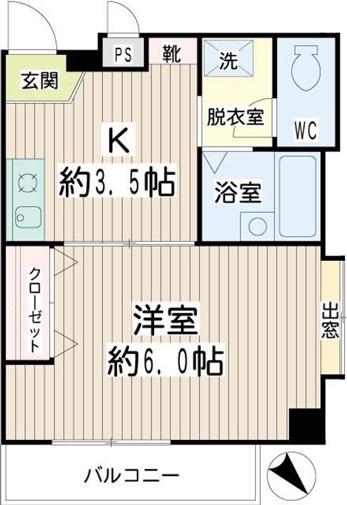 ラ・クレール川崎の間取り