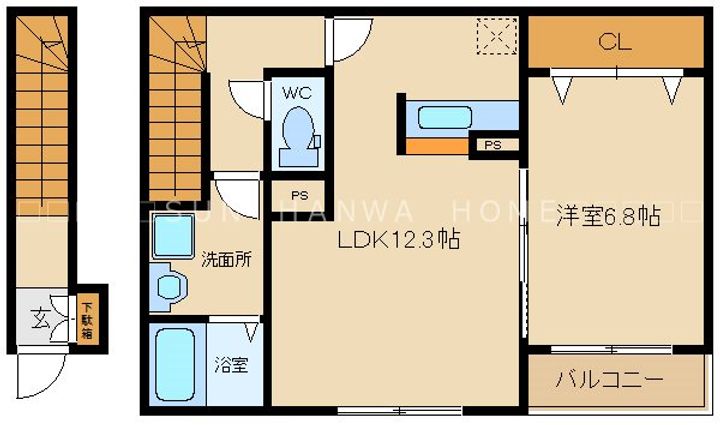 プランテMの間取り