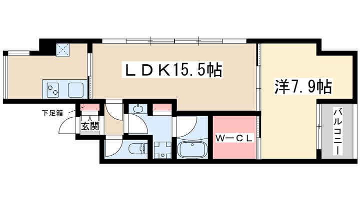 サンレムート江坂イーストの間取り