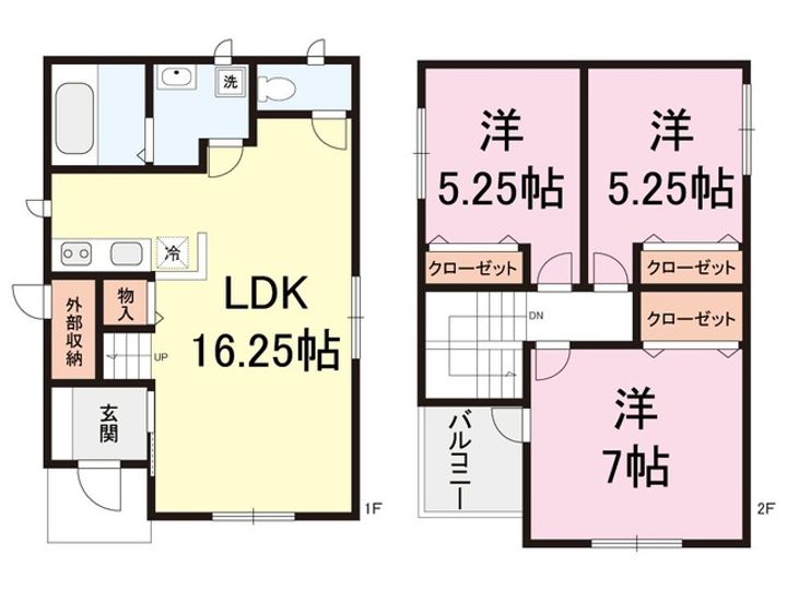 新潟県新潟市東区逢谷内6(一戸建)の賃貸物件の間取り