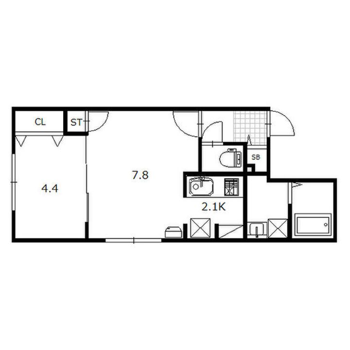 ラシュレN15の間取り