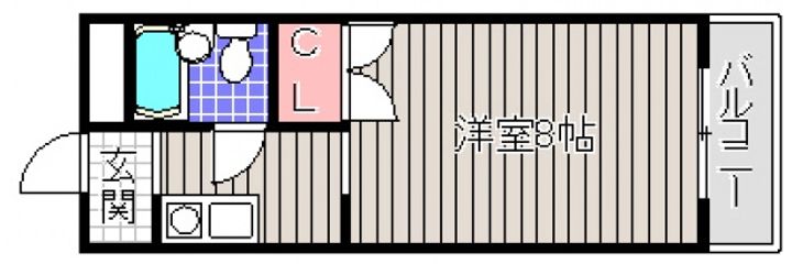 和歌山県和歌山市杉ノ馬場2(マンション)の賃貸物件の間取り