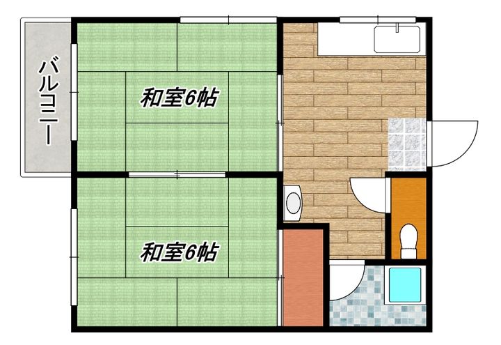 あゆみ荘の間取り
